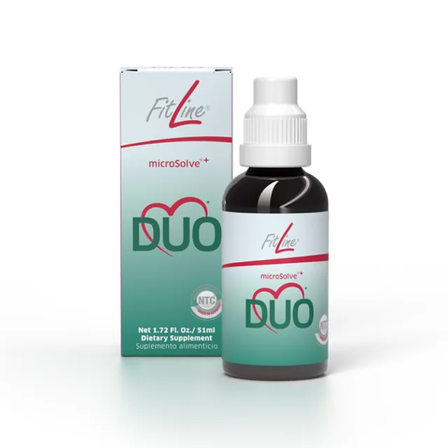 Official FitLine US catalog image of microSolve+ Heart Duo
