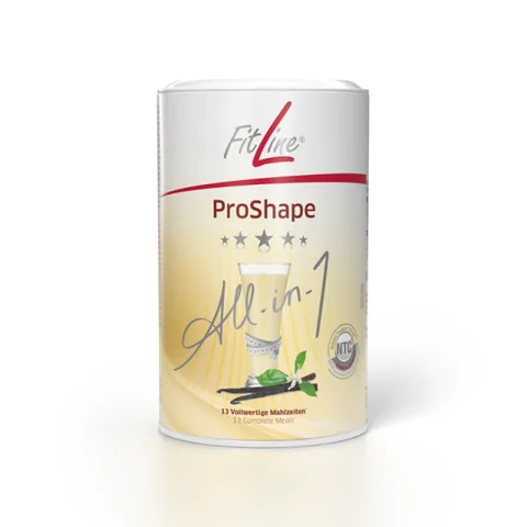 Official FitLine US catalog image of ProShape All-in-1 Bourbon Vanilla