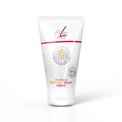 Official FitLine US catalog image of Q10 Oxy Repair Hands