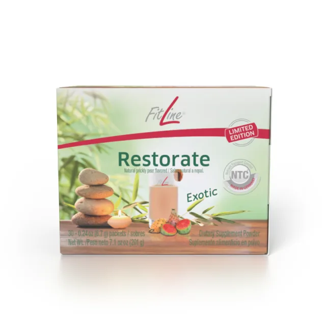 Official FitLine US catalog image of Restorate Exotic
